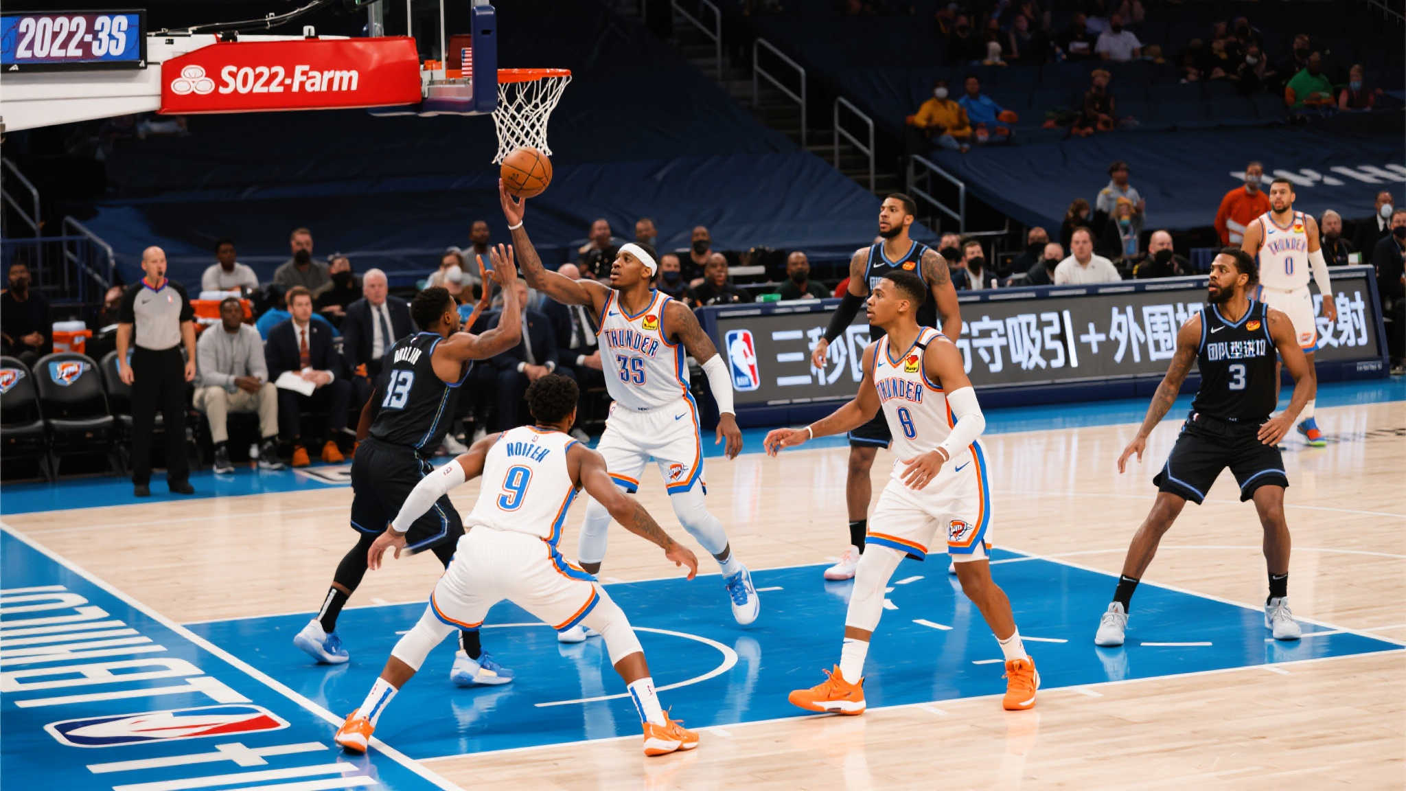 雷霆队单季得分破纪录,12519分创NBA历史新高 雷霆队单季得分破纪录,12519分创NBA历史新高